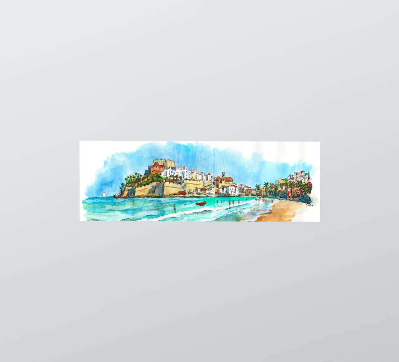 Peniscola sticker by C.WILL