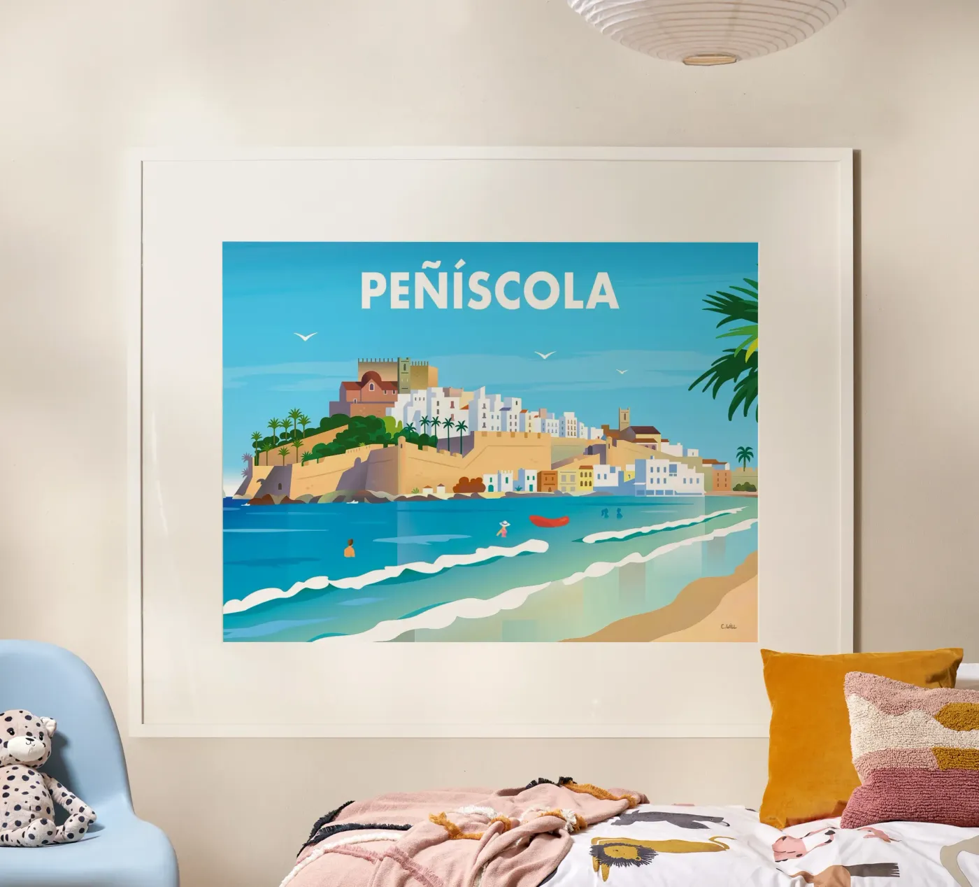 Peniscola poster da C.WILL