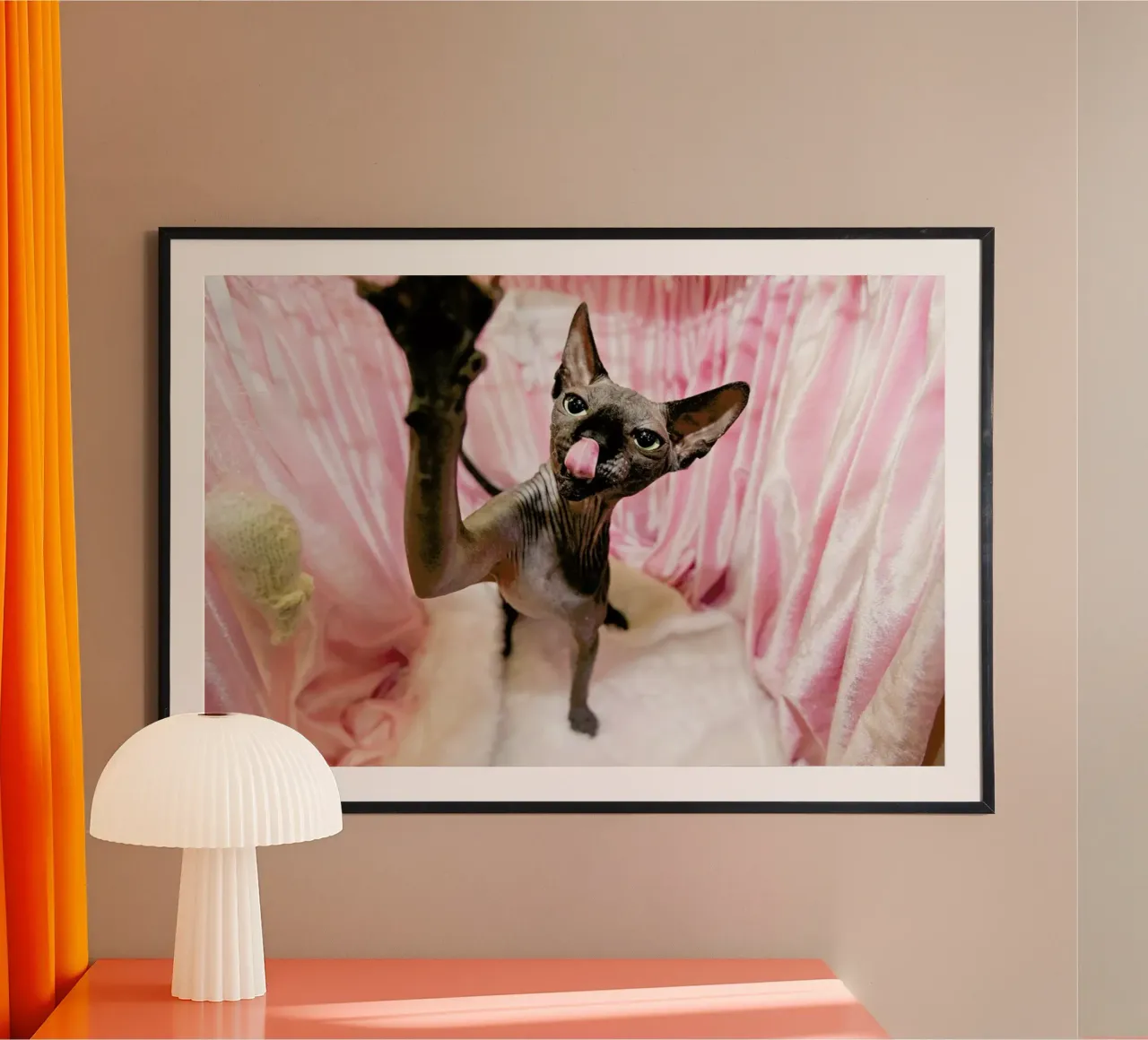 Cat Show poster da Charlotte Curd