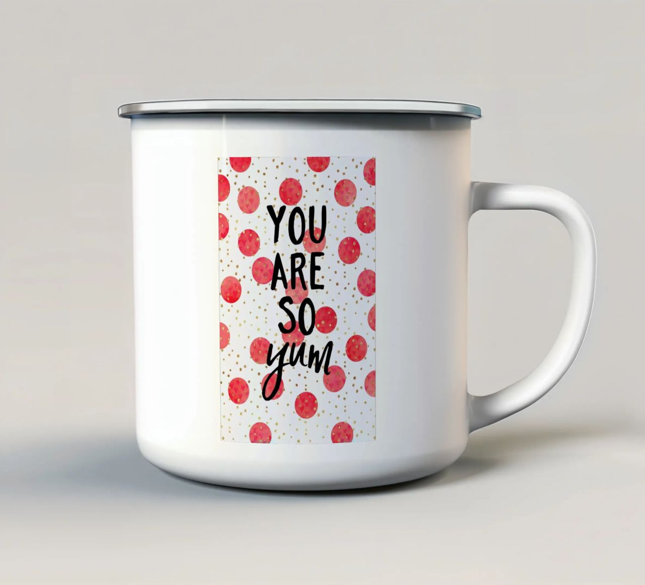 You Are So Yum tazza in smalto da Elisabeth Fredriksson