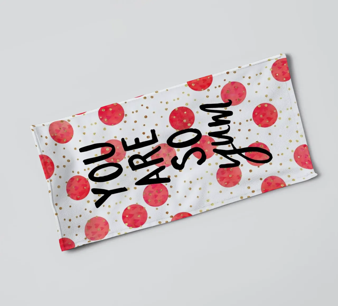 You Are So Yum asciugamano da bagno da Elisabeth Fredriksson