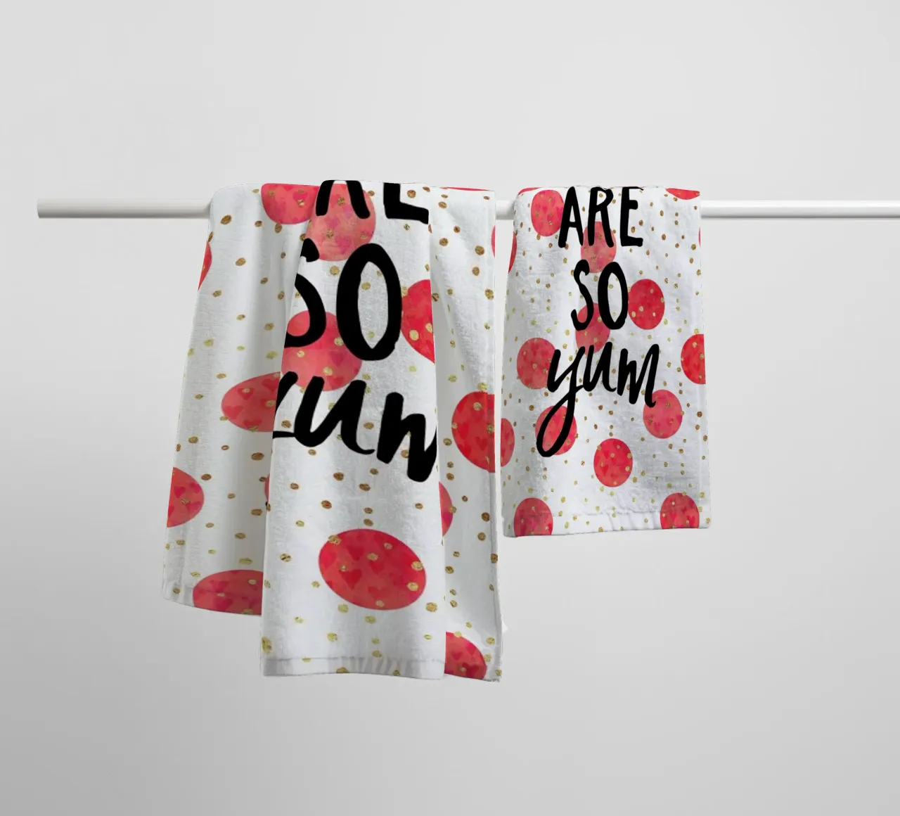 You Are So Yum asciugamano da bagno da Elisabeth Fredriksson