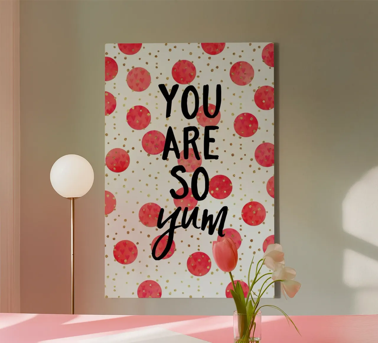 You Are So Yum tela con Cornice a cassetta da Elisabeth Fredriksson