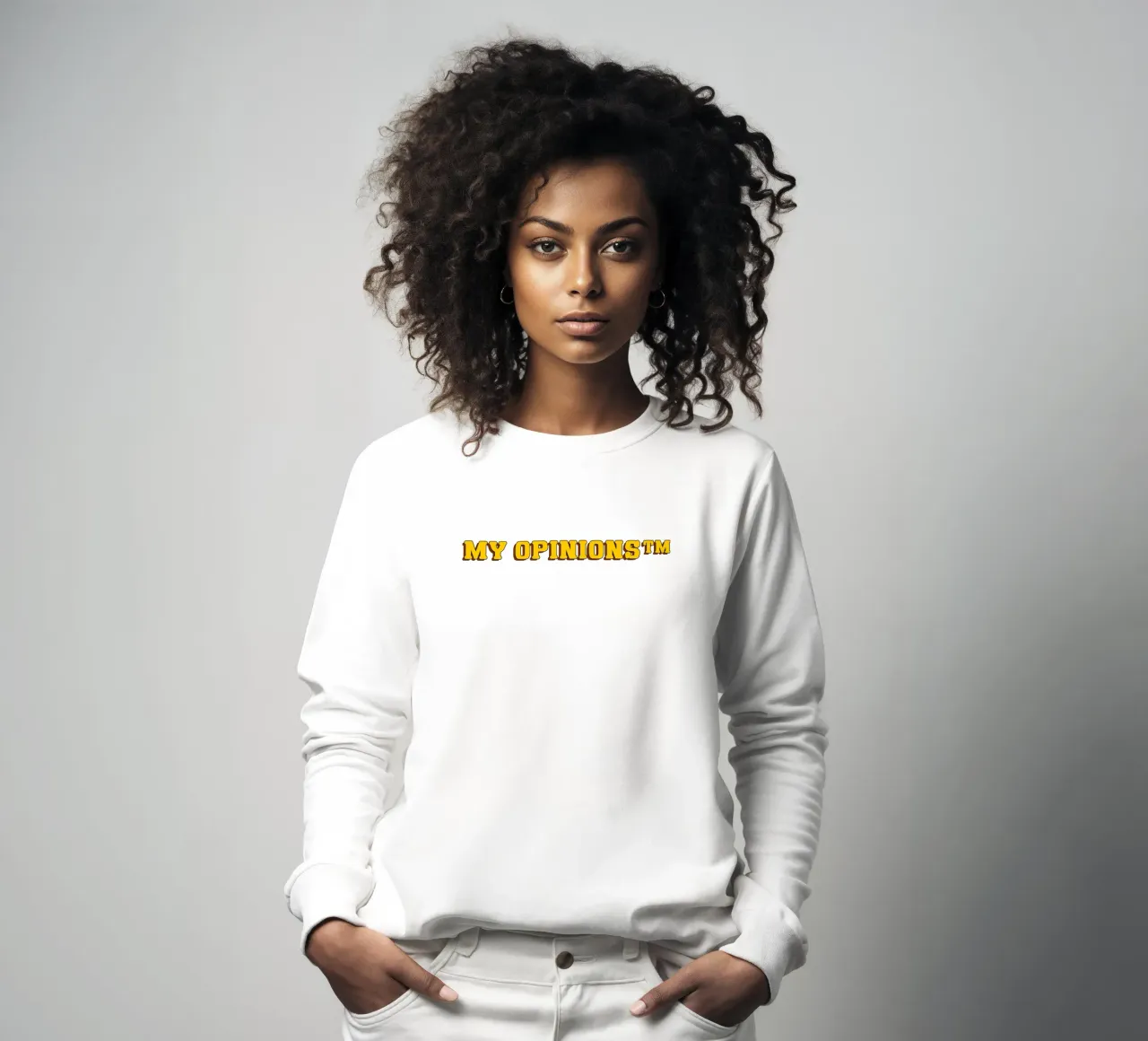 Le mie opinioni TM felpa da sillyindustries