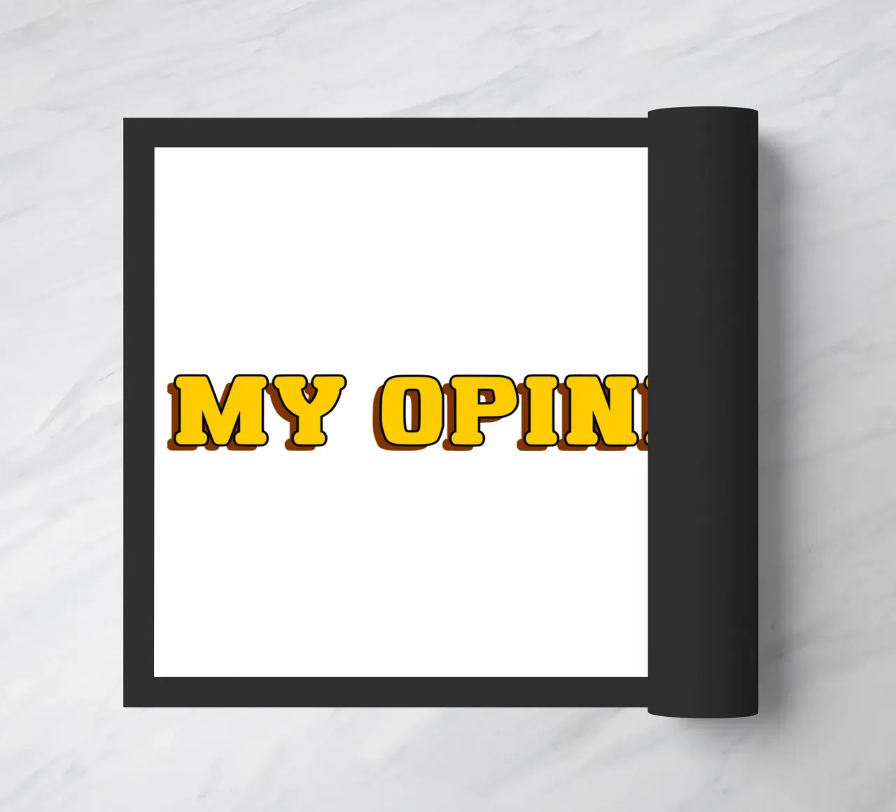 My Opinions TM doormat by sillyindustries