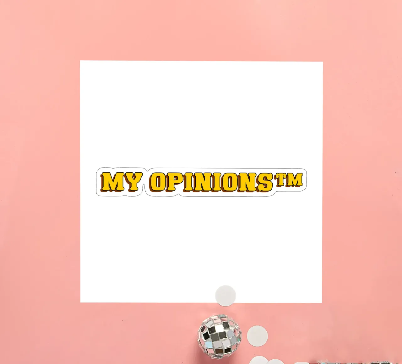My Opinions TM sticker by sillyindustries