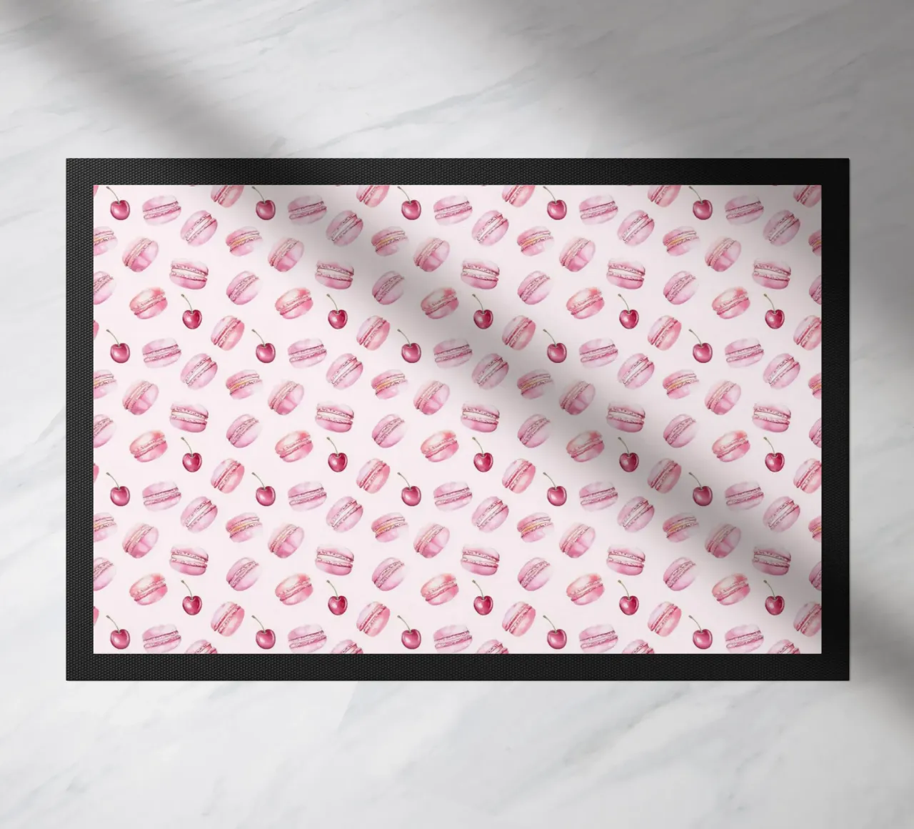 Torta di macaron rosa ciliegia Cibo Preppy Dessert Valentines zerbino da Gentle Echoes Art
