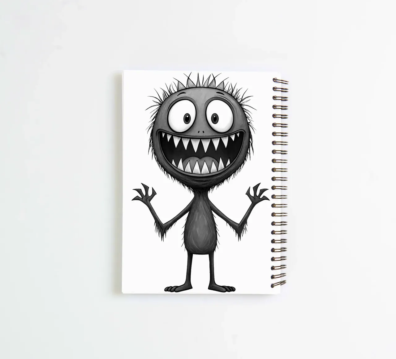 Egao - Monster Comics - Serial 03 spiral notebook by Monsters
