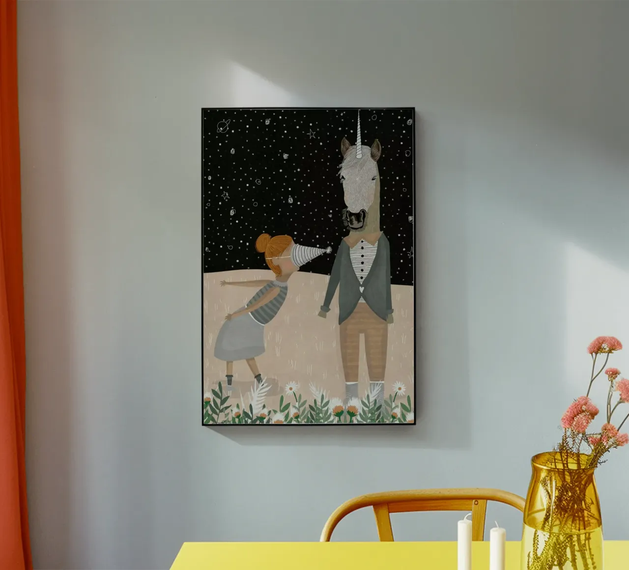 Unicorn Party plexiglass da Amalia Restrepo