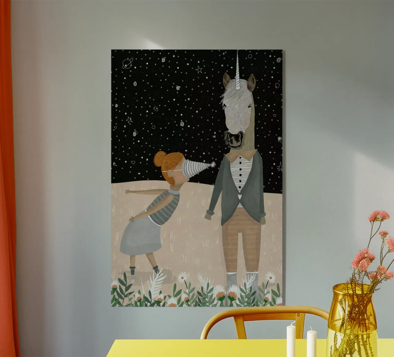 Unicorn Party plexiglass da Amalia Restrepo