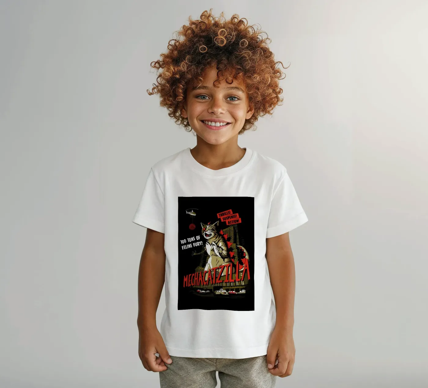 Mecha Catzilla t-shirt bambini da DinoMike
