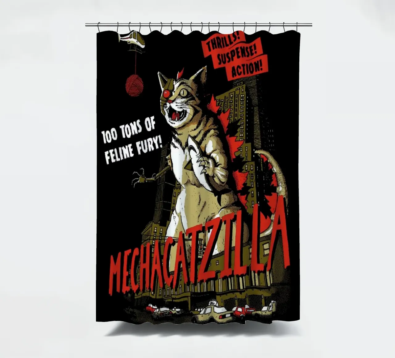 Mecha Catzilla tenda da doccia da DinoMike