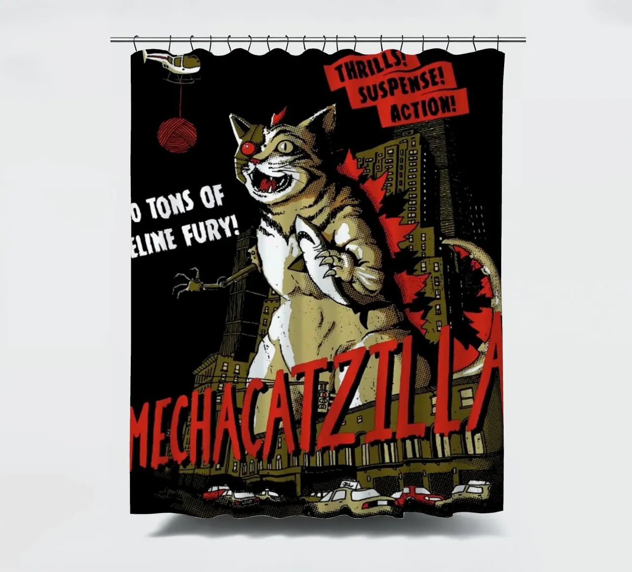 Mecha Catzilla tenda da doccia da DinoMike