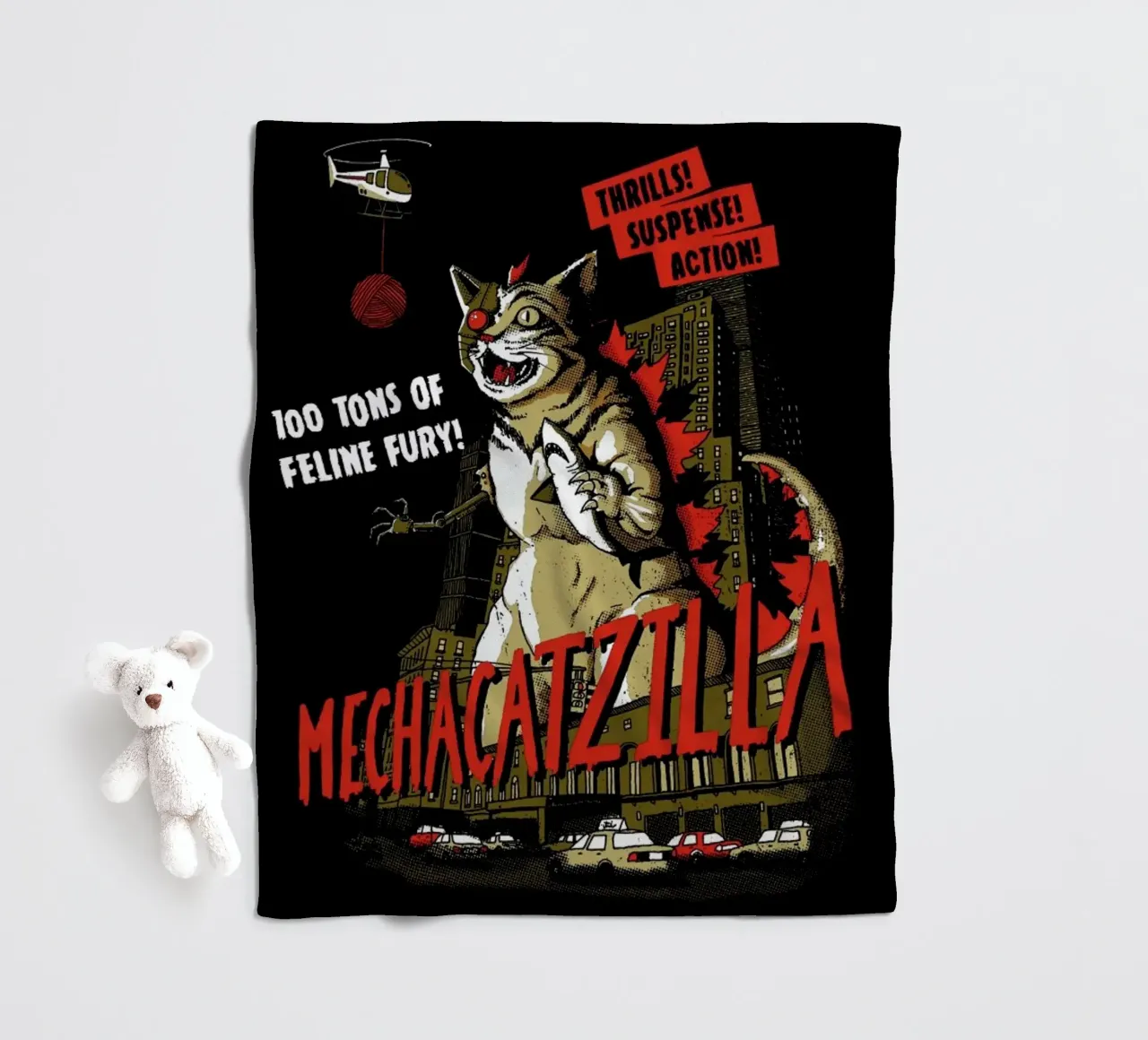 Mecha Catzilla coperta in pile da DinoMike