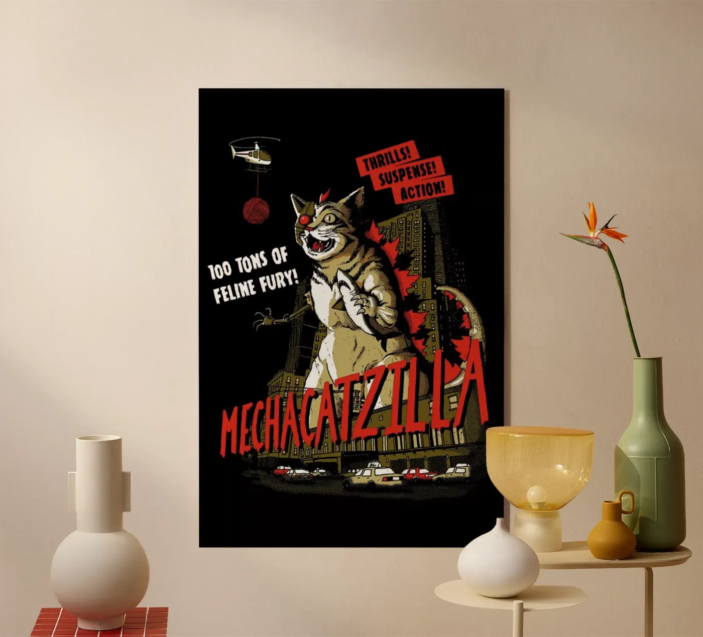 Mecha Catzilla acryl van DinoMike