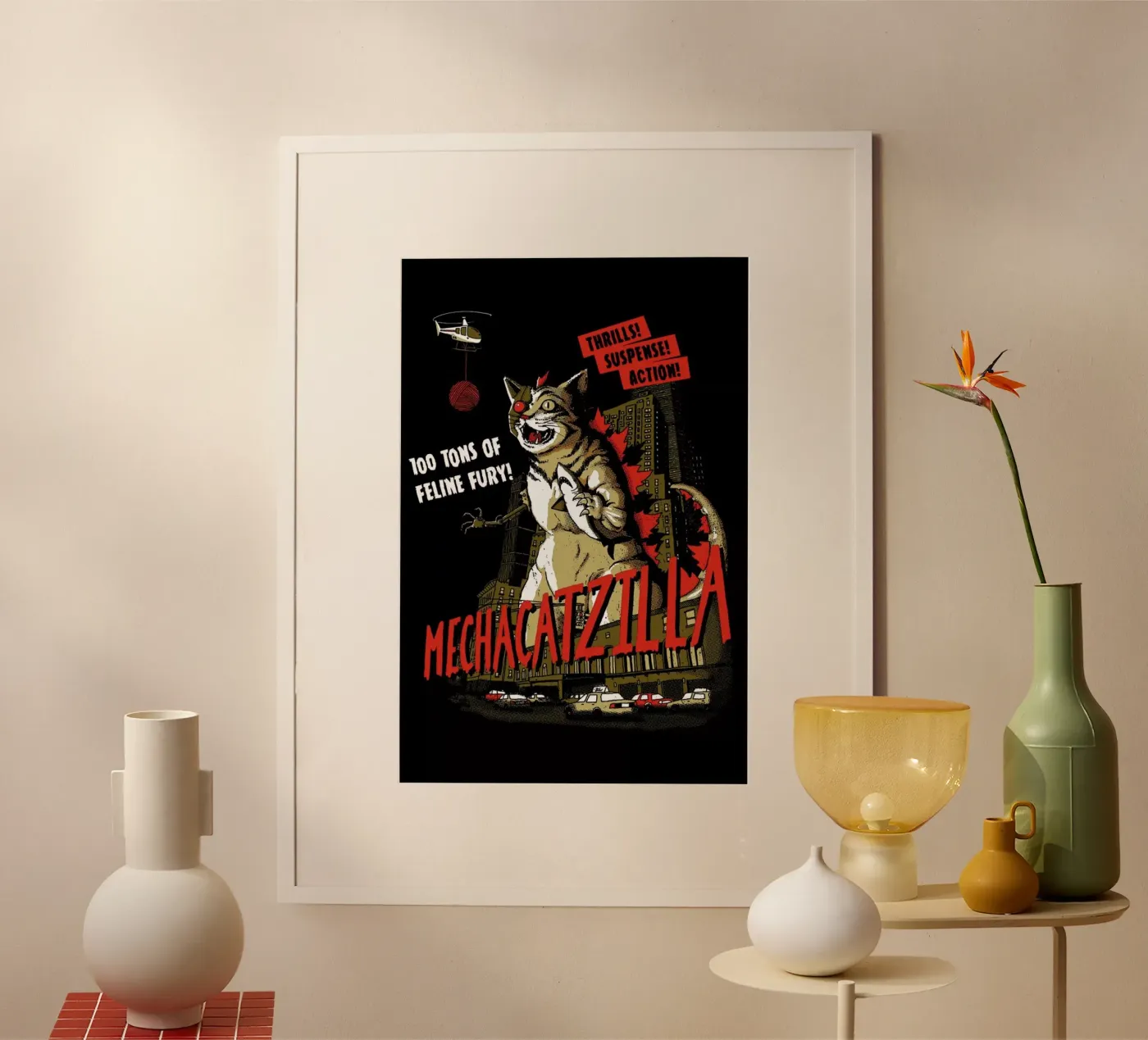 Mecha Catzilla poster da DinoMike