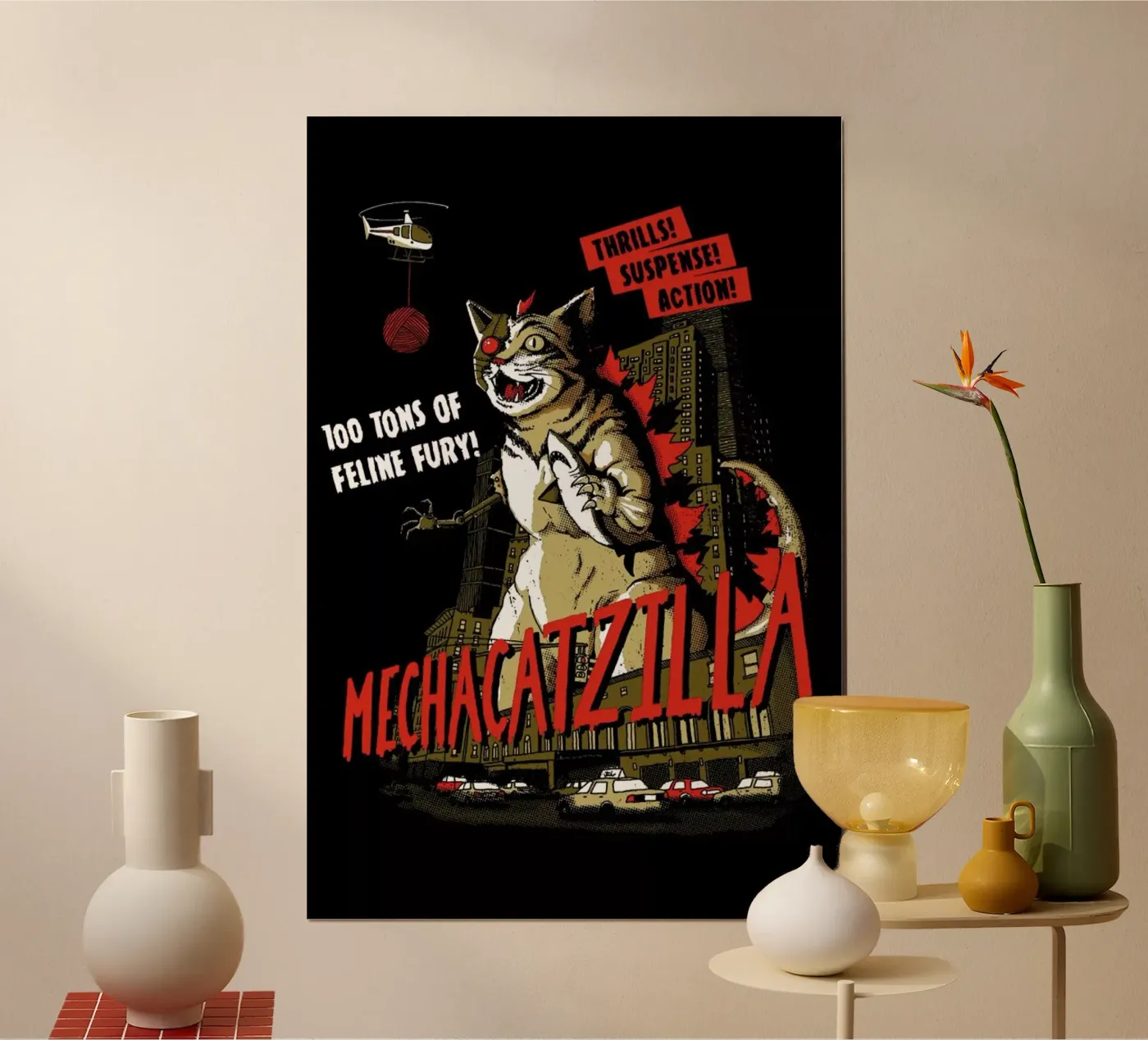 Mecha Catzilla poster da DinoMike