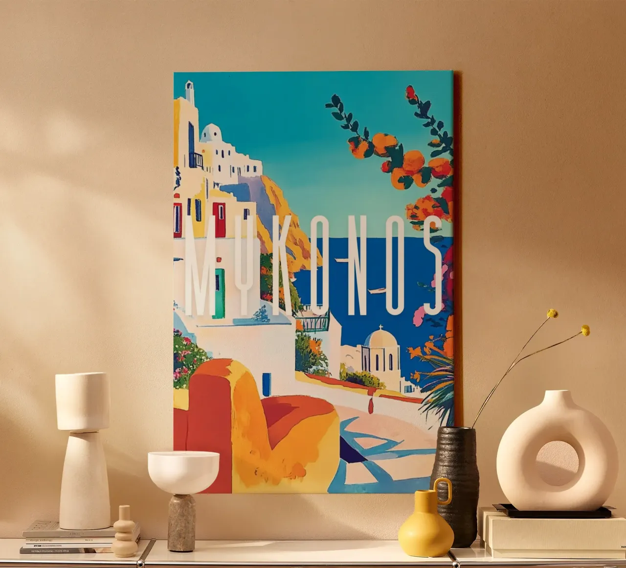 Mykonos tela con Cornice a cassetta da NORDLICHT DESIGNS