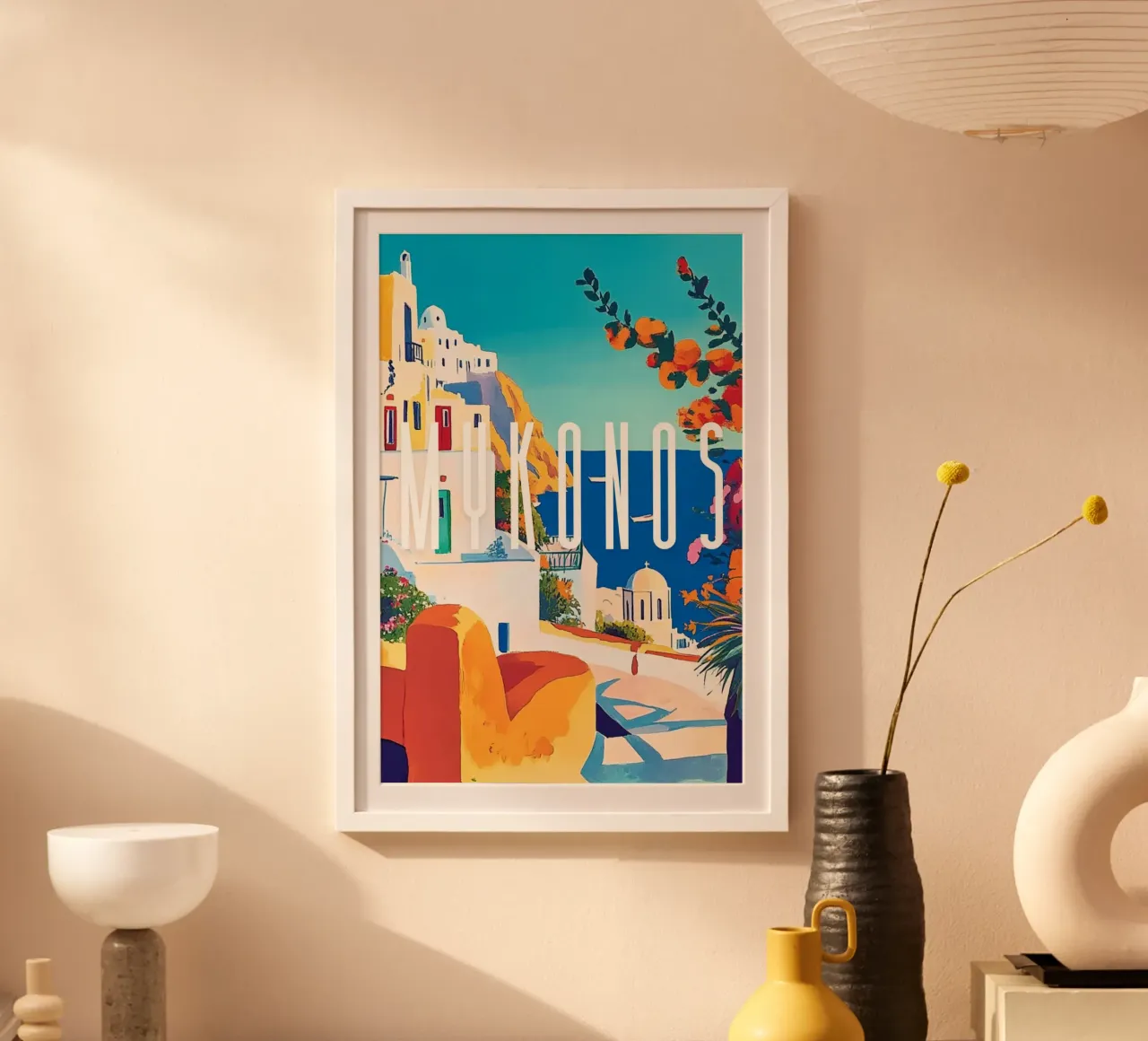 Mykonos poster da NORDLICHT DESIGNS