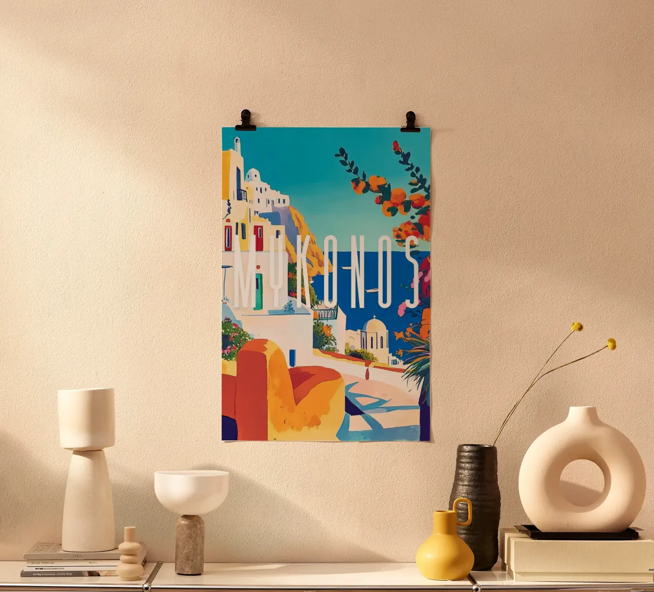 Mykonos poster da NORDLICHT DESIGNS