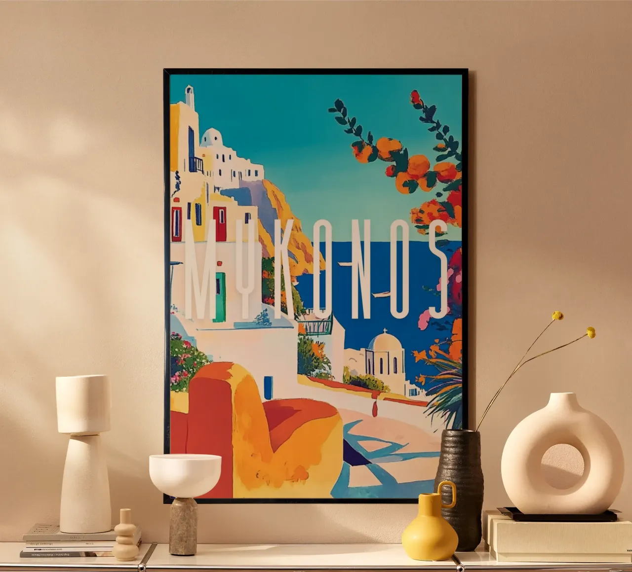 Mykonos poster da NORDLICHT DESIGNS