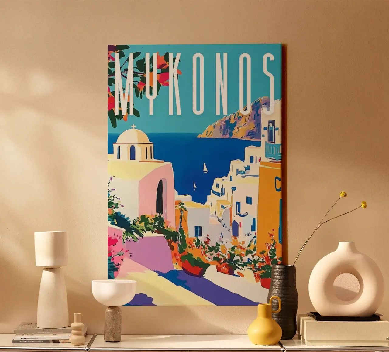 Mykonos tela con Cornice a cassetta da NORDLICHT DESIGNS