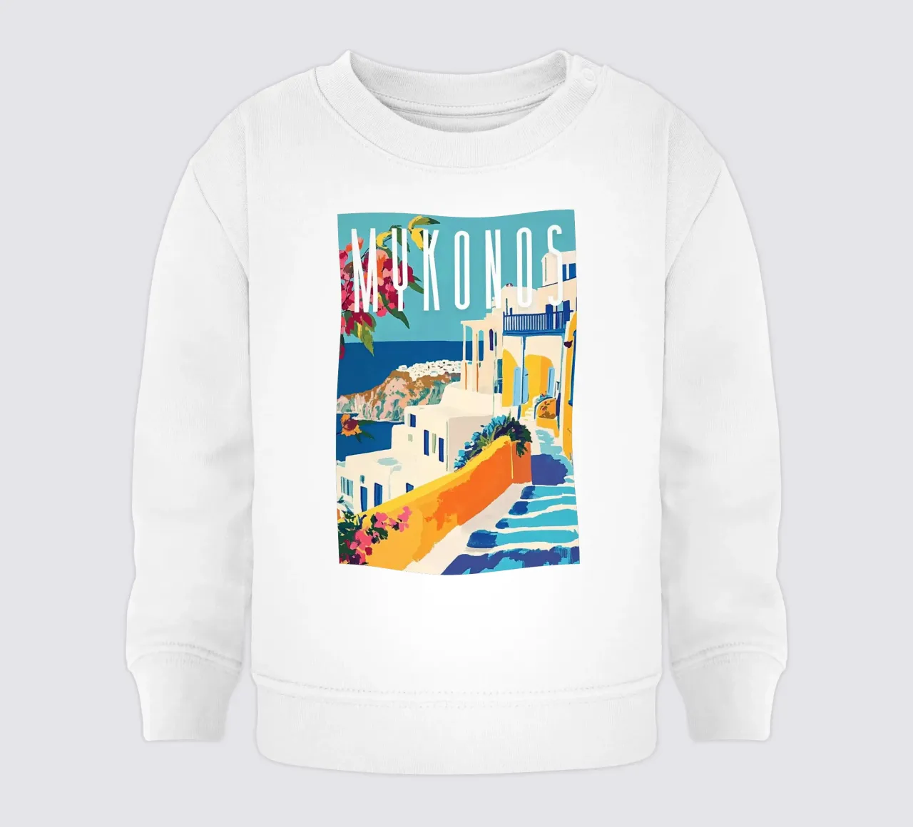 Mykonos felpa neonato da NORDLICHT DESIGNS