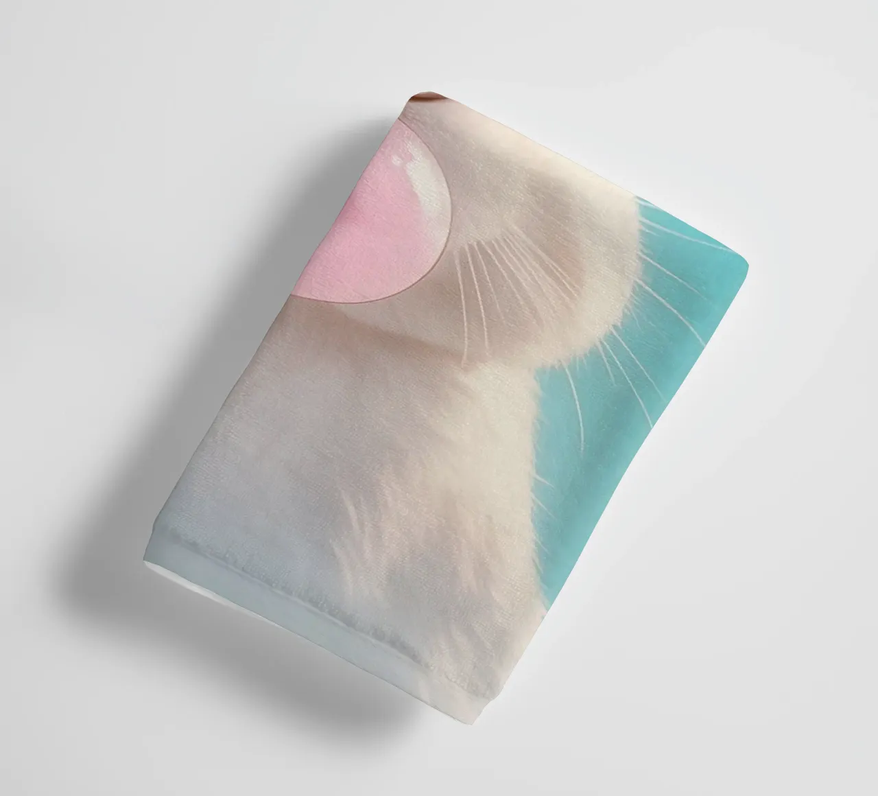 Paul Bubblegum Hase towel by Carinaprint