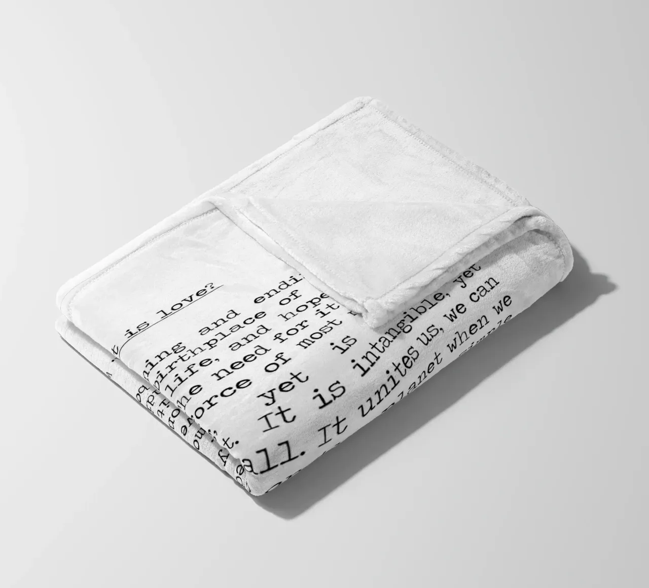 Was ist Liebe? Liebe Gedicht Zitat von A W Doys Fleecedecke von Summer Soul Co. - Quotes