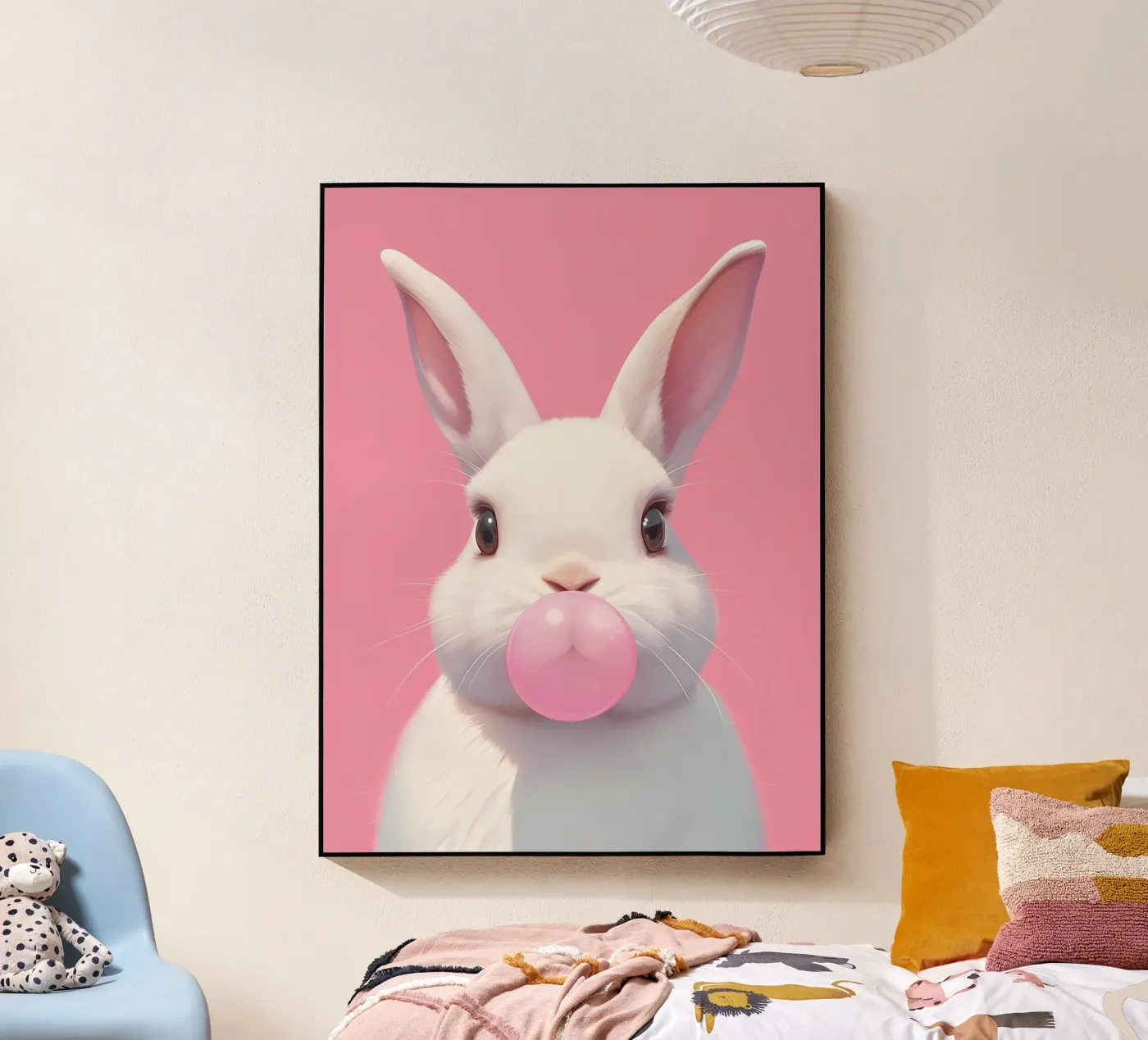 Ella Bubblegum Hase plexiglass da Carinaprint