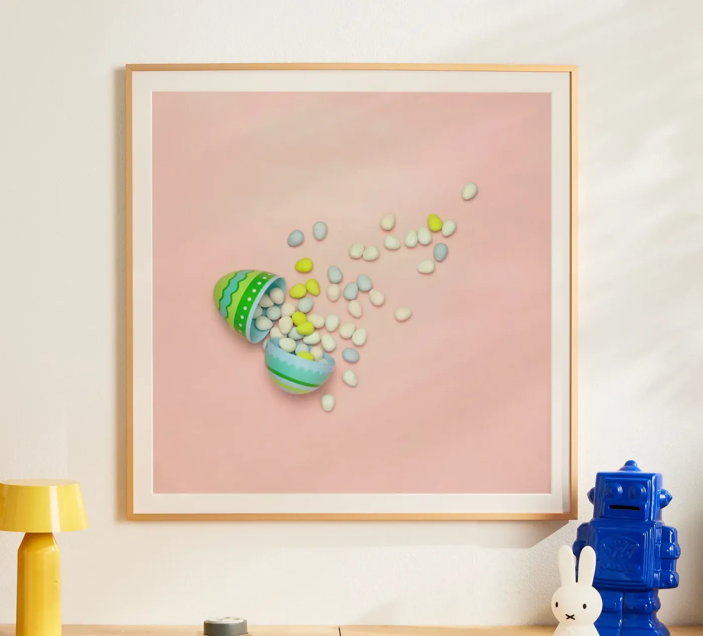 Easter Egg Spill poster by Juj Winn