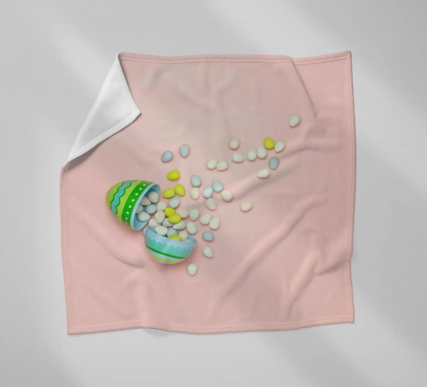 Easter Egg Spill Fleecedecke von Juj Winn
