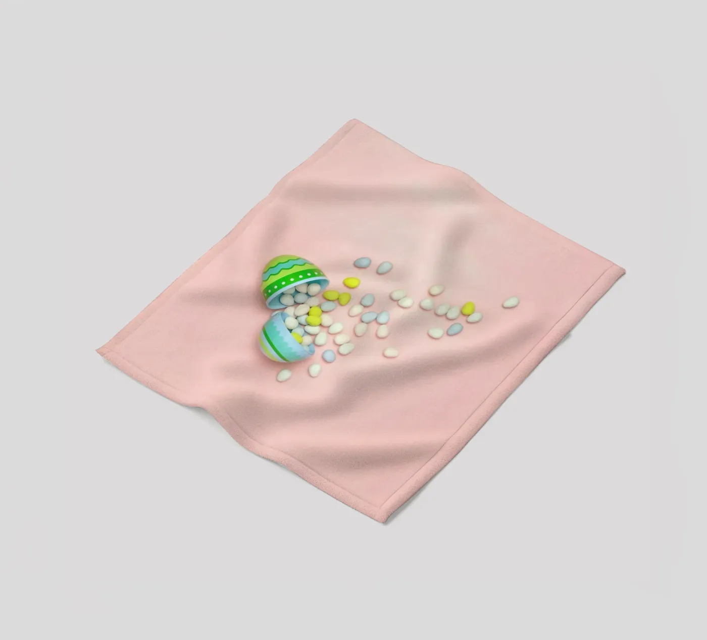 Easter Egg Spill Fleecedecke von Juj Winn