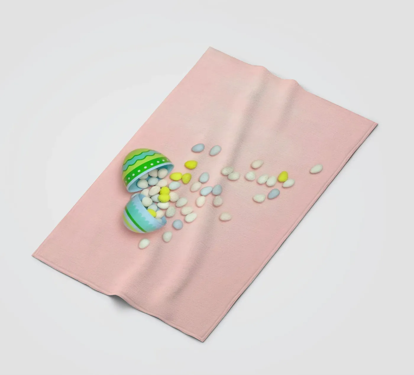 Easter Egg Spill Fleecedecke von Juj Winn