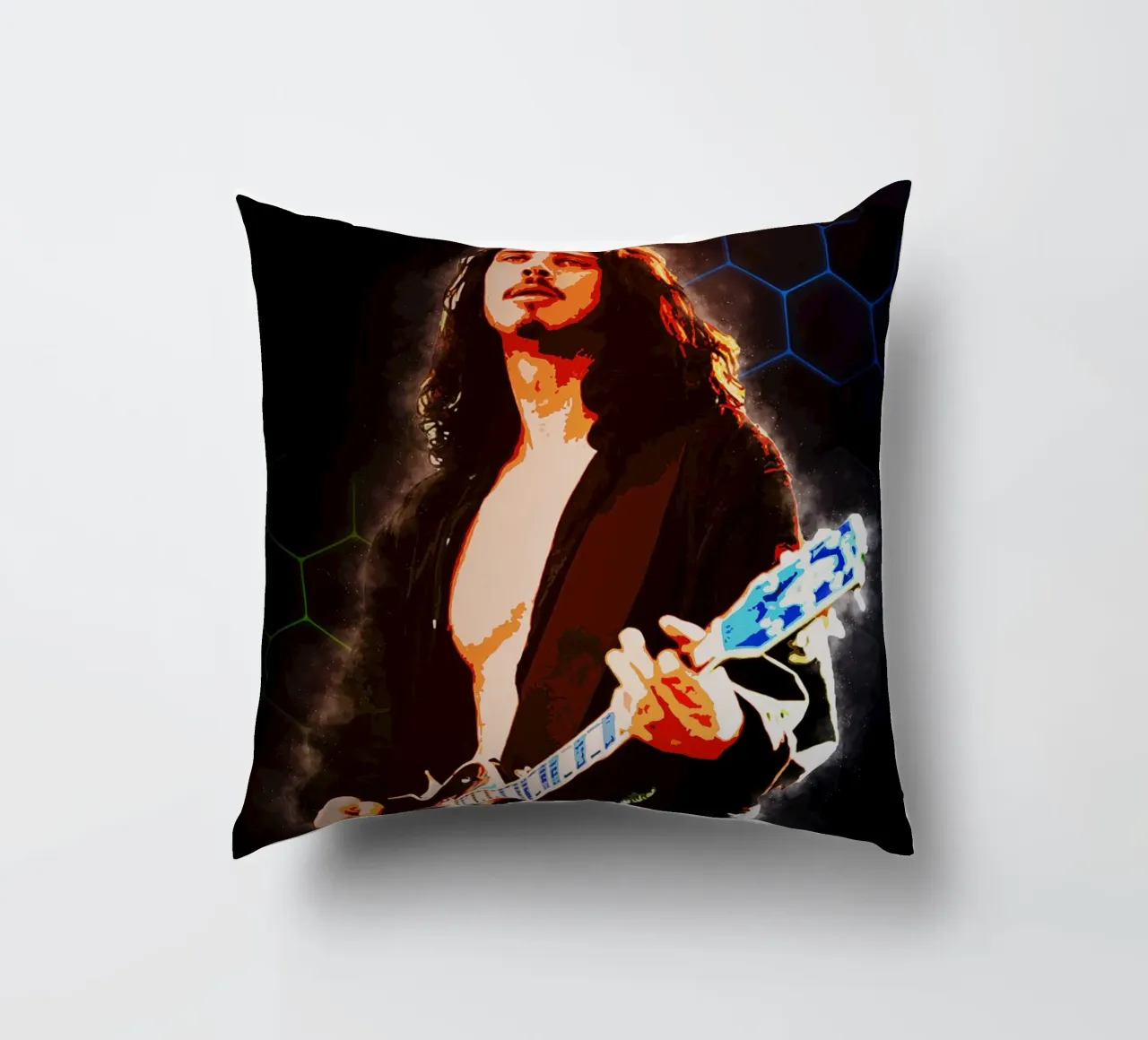 Epic of Chriss Cornell decorative cushion by neonartroom