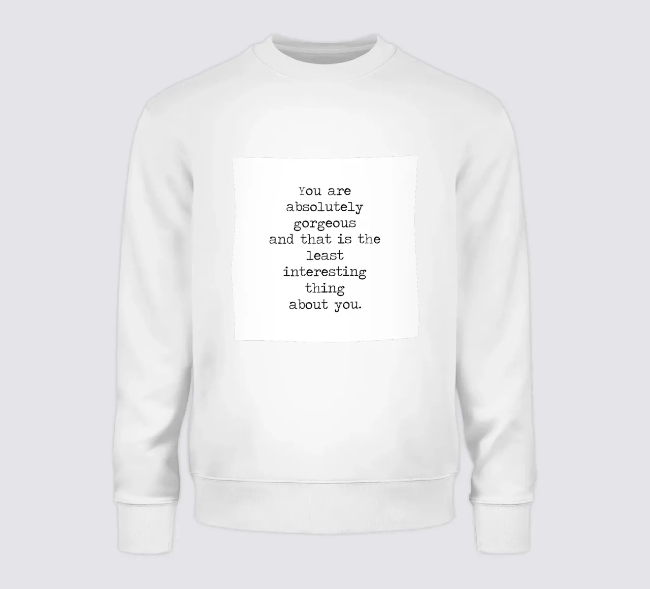 Sei assolutamente splendida, ma mi piace la tua citazione mentale felpa da Summer Soul Co. - Quotes