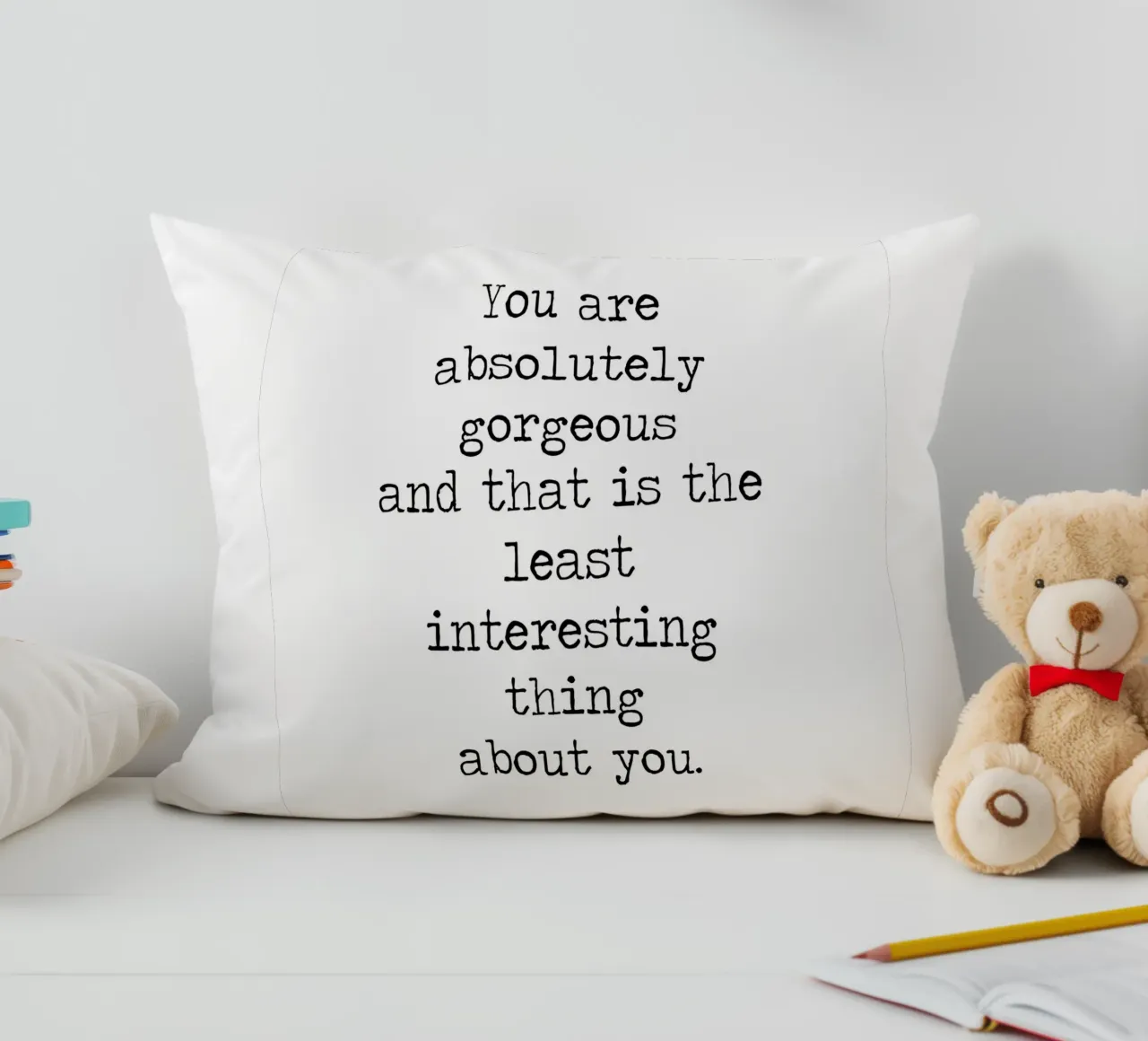 Sei assolutamente splendida, ma mi piace la tua citazione mentale cuscino da Summer Soul Co. - Quotes