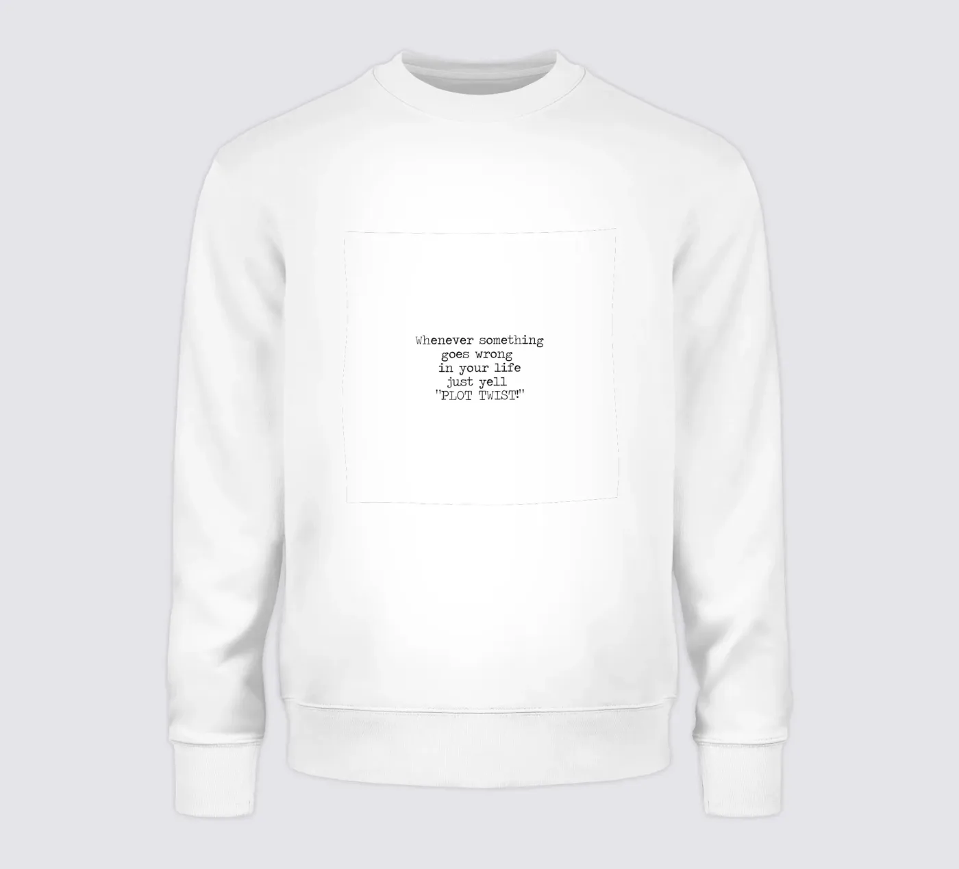 Il colpo di scena è una citazione drammatica felpa da Summer Soul Co. - Quotes