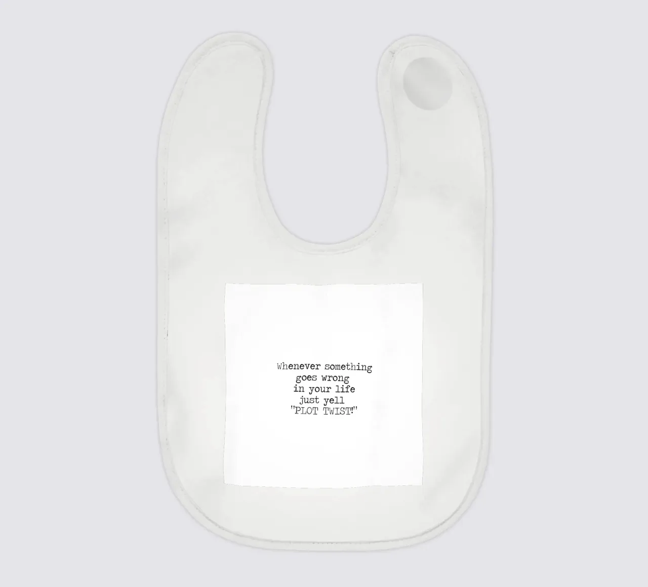 Plot Twist sei dramatisch Zitat Babylätzchen von Summer Soul Co. - Quotes