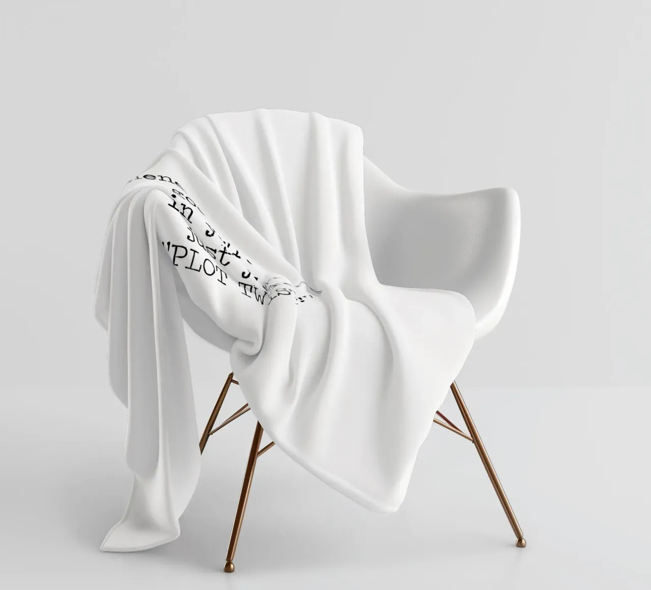 Plot Twist be dramatic quote fleece blanket by Summer Soul Co. - Quotes