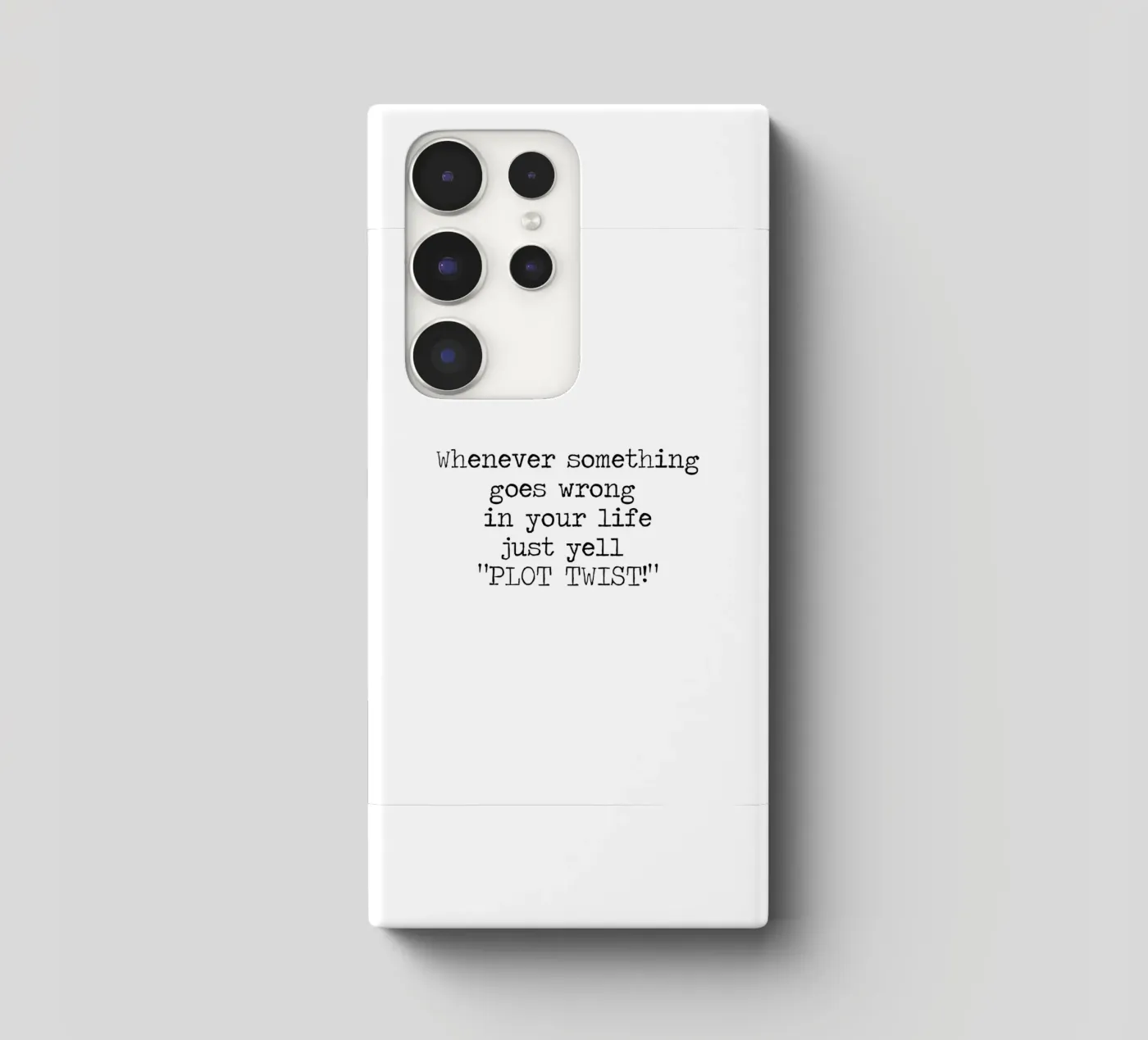 Plot Twist be dramatic quote coque samsung de Summer Soul Co. - Quotes