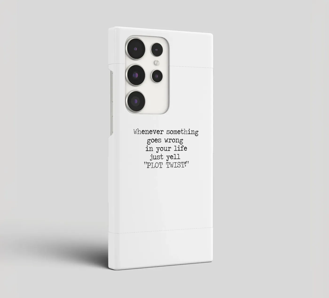 Plot Twist be dramatic quote coque samsung de Summer Soul Co. - Quotes