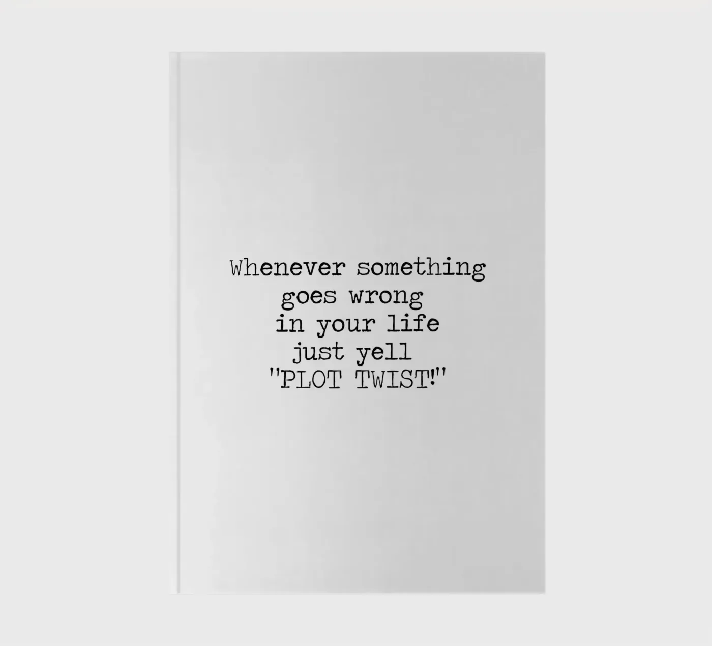 Le rebondissement est une citation dramatique carnet de Summer Soul Co. - Quotes