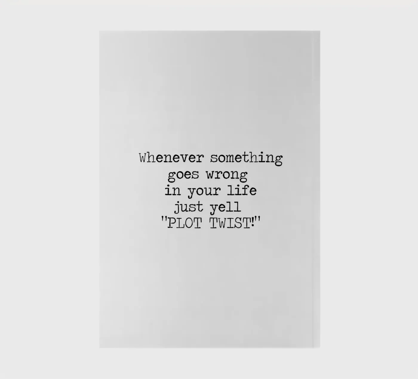 Le rebondissement est une citation dramatique carnet de Summer Soul Co. - Quotes