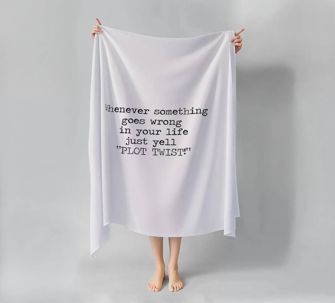 Il colpo di scena è una citazione drammatica telo mare da Summer Soul Co. - Quotes