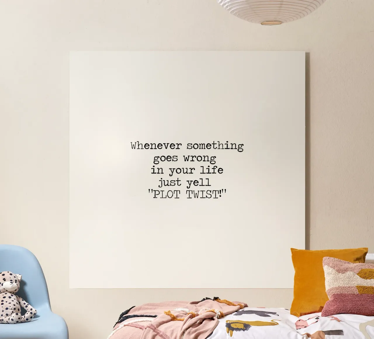 Plotwending wees dramatisch citaat acryl van Summer Soul Co. - Quotes