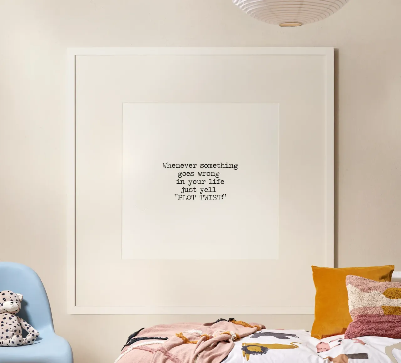 Plot Twist sei dramatisch Zitat Hahnemühle von Summer Soul Co. - Quotes