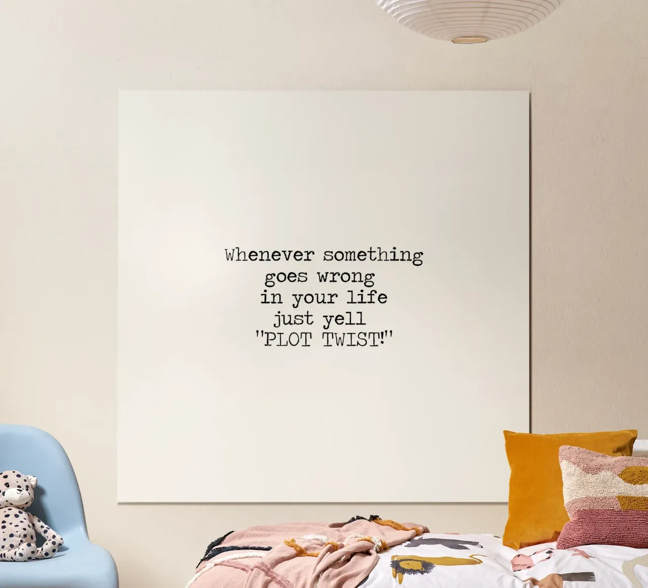 Plot Twist sei dramatisch Zitat Hahnemühle von Summer Soul Co. - Quotes