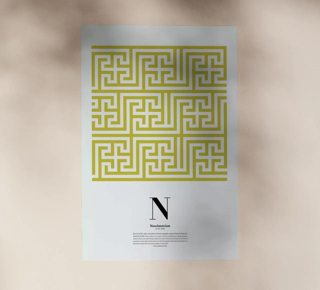 N - Neoclassicism pellicola backlit da The True Type