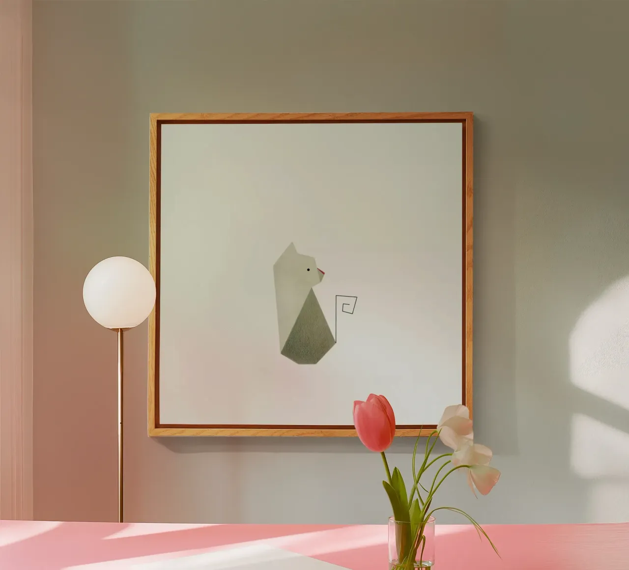 Katze #1 plexiglass da Anna-Maren Zehnter